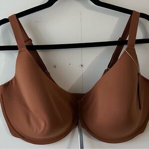 SKIMS 40G 40DDDD BRONZE COPPER FITS EVERYBODY T-SHIRT DEMI BRA